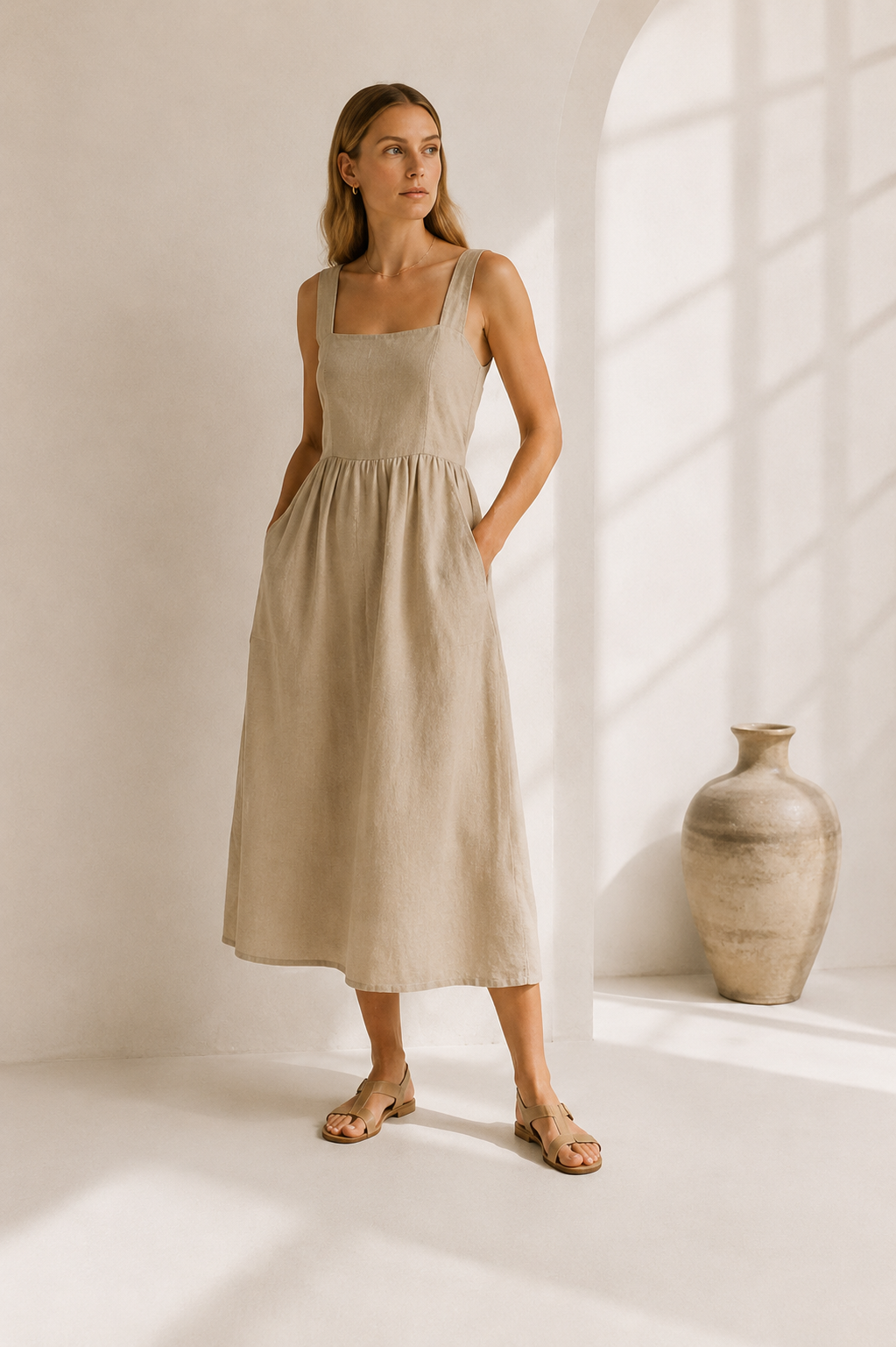 Sand Dune Midi Dress