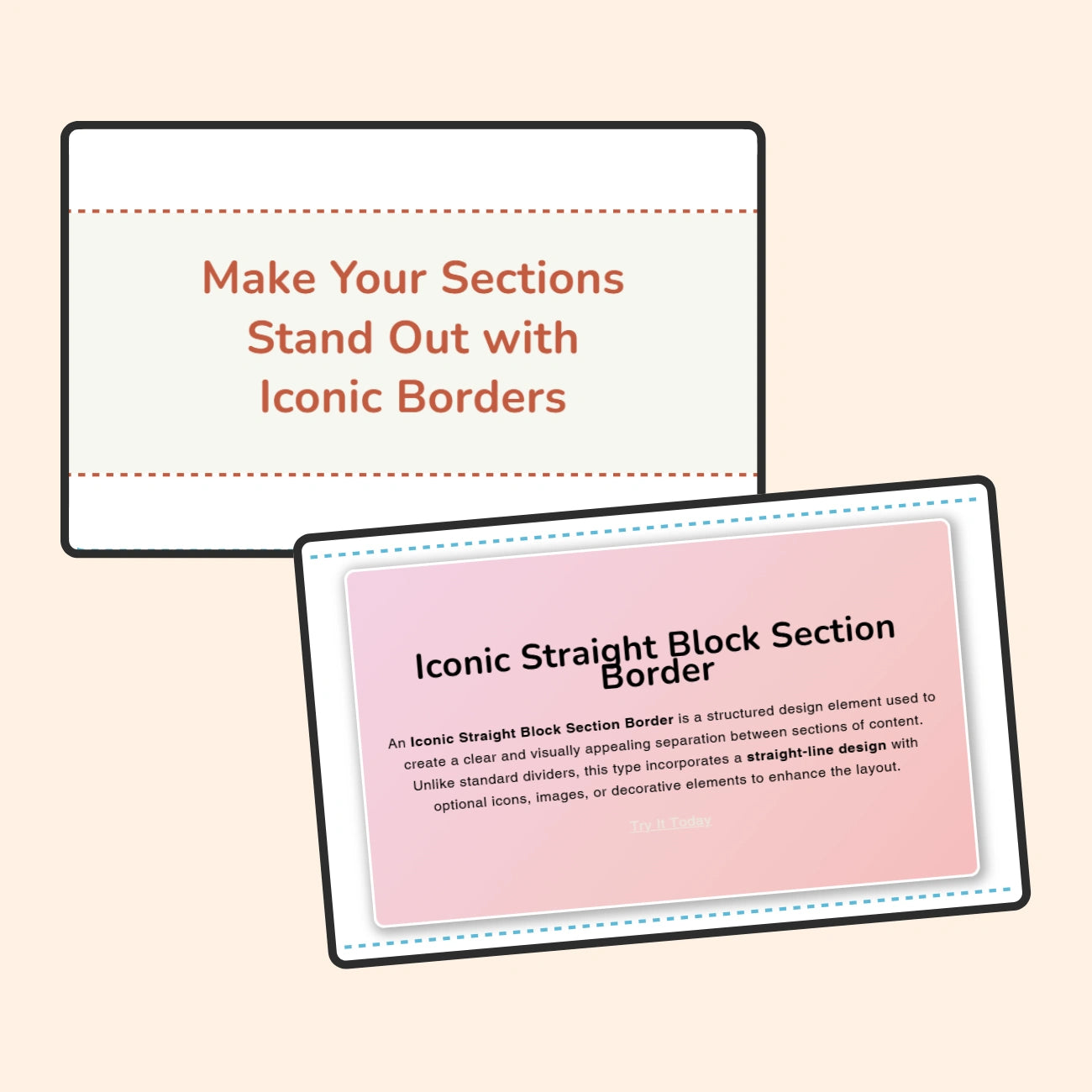 Iconic - Section border #5