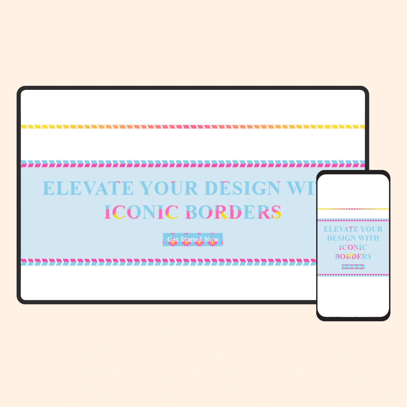 Iconic - Section border #5