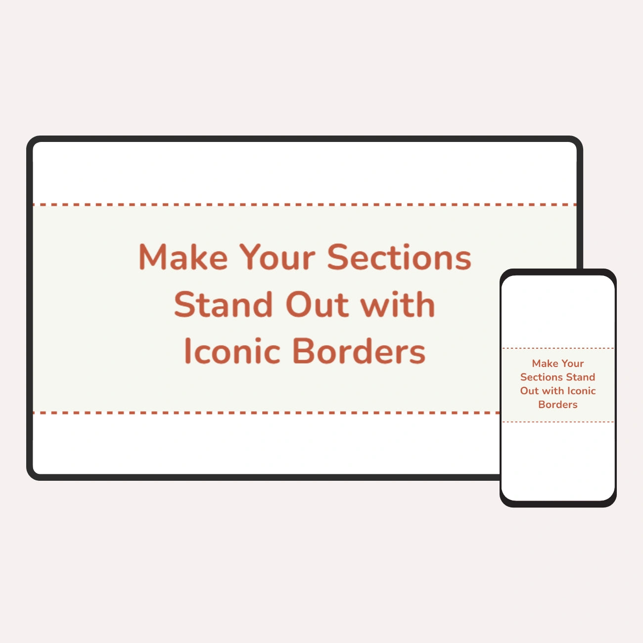 Iconic - Section border #6