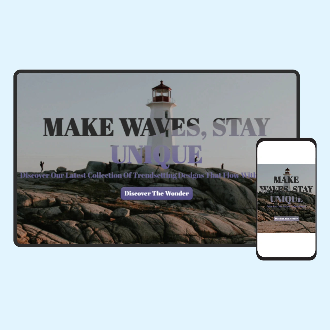 Iconic - Text wave animation