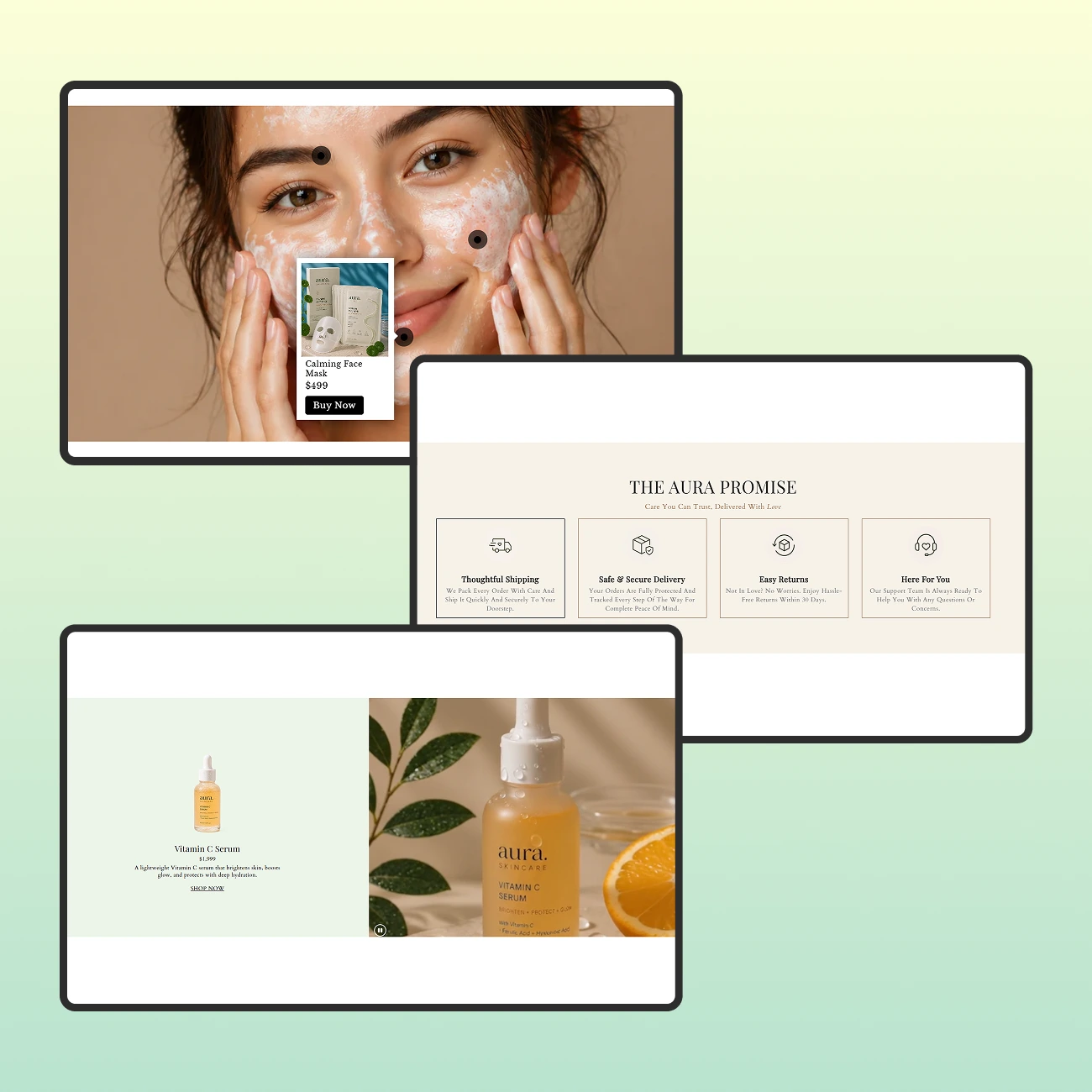 Skin Care Tepmlate