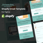 Florianne Rose Shopify Email Template for Figma with a focus on email design.
