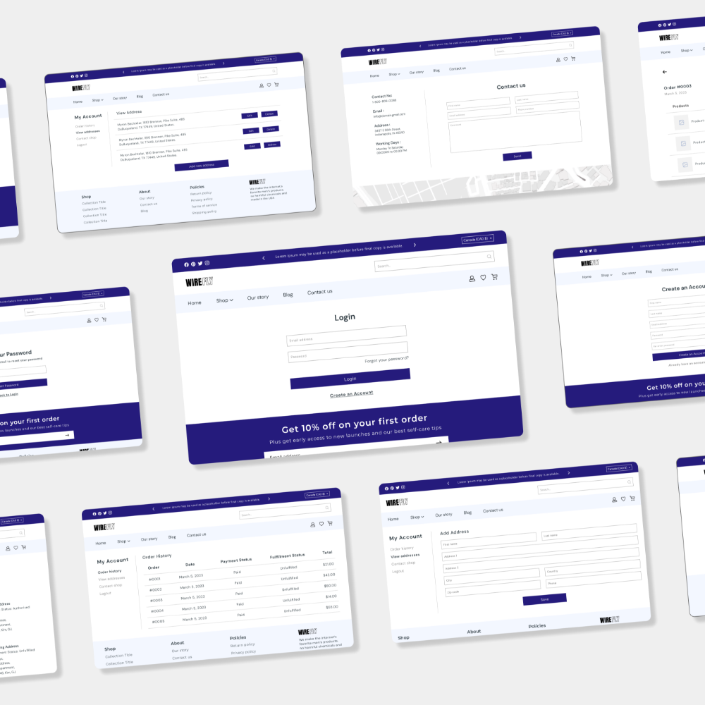 WireFly - Shopify Wireframe