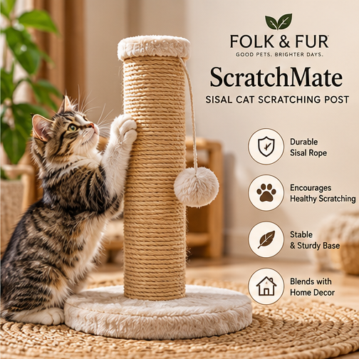 ScratchMate Sisal Cat Scratching Post
