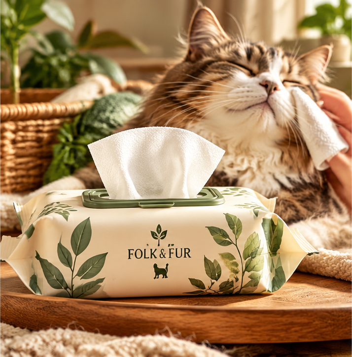 Fresh Paws Cat Grooming Wipes