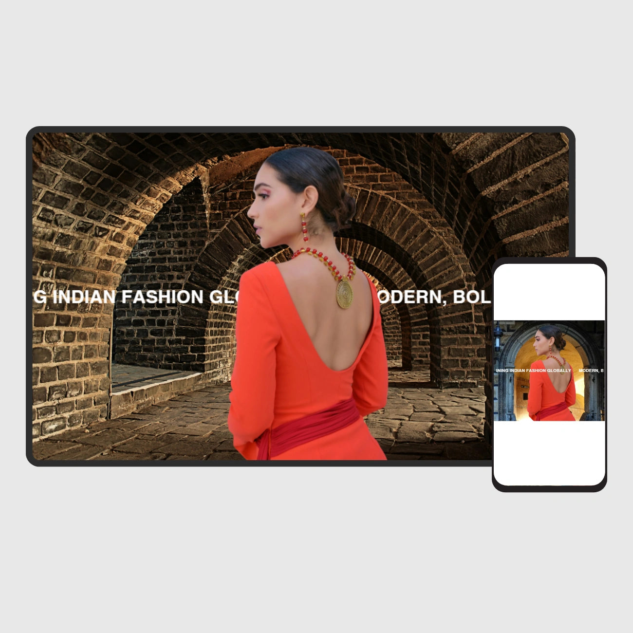 Iconic - Banner image with rotating text