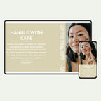 Image text with rotating bar
