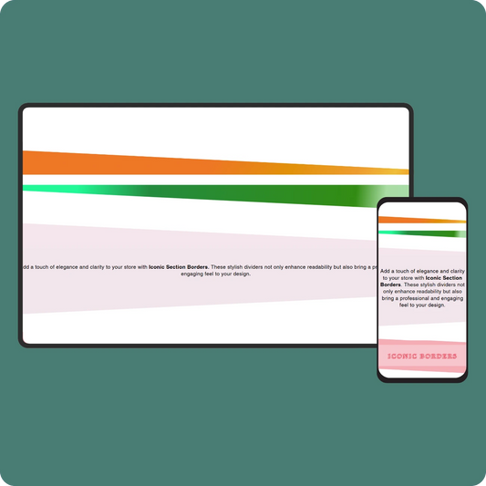 Iconic - Section border #7