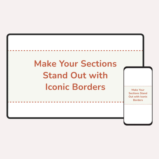 Iconic - Section border #6