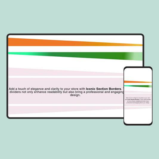 Iconic - Section border #7