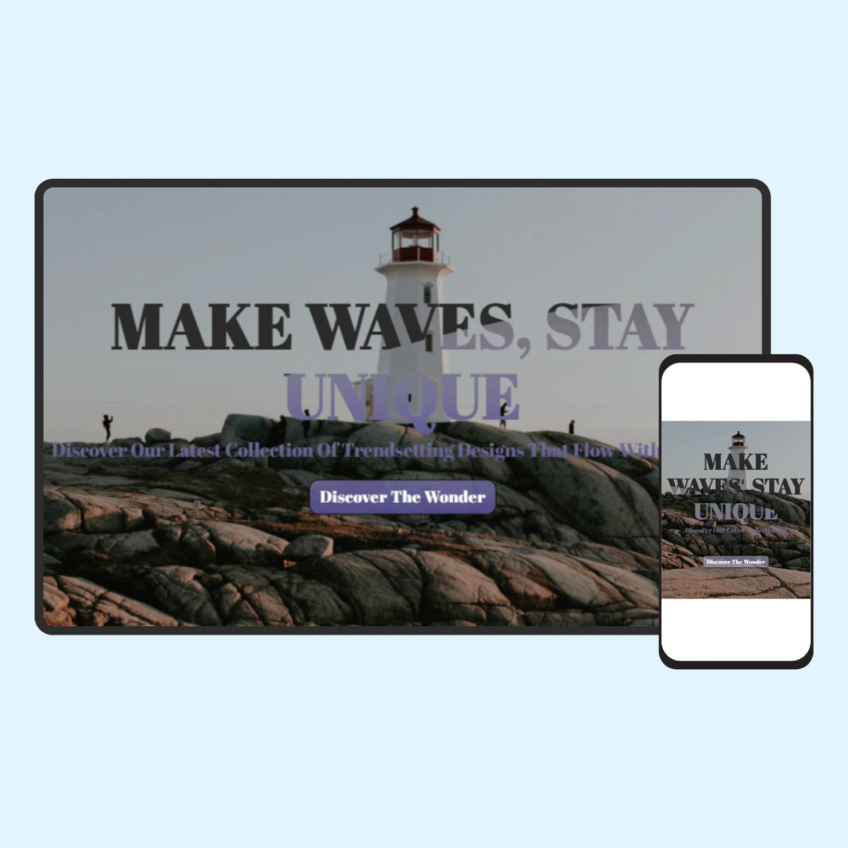Text wave animation