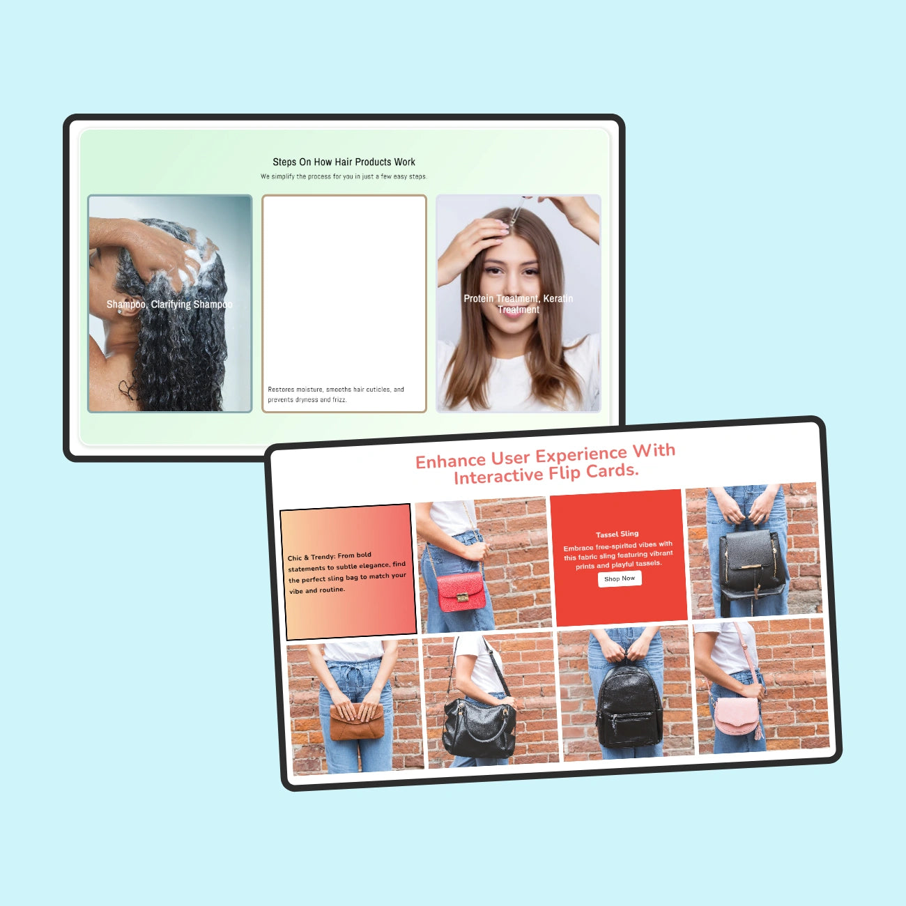 Iconic - Flip card #1