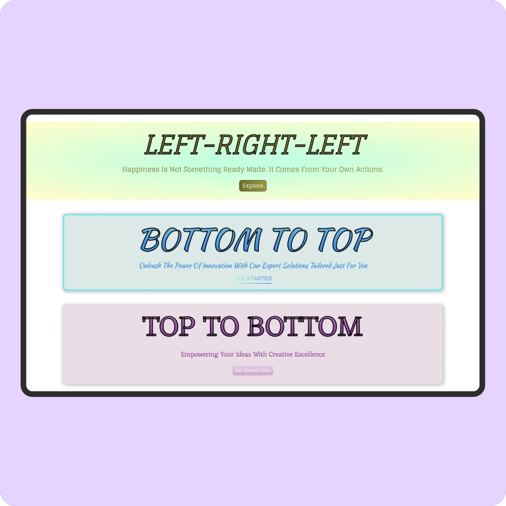 Gradient animation
