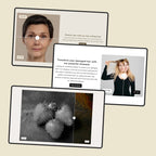 Collage of images showing a woman with damaged hair, a product packaging, and a close-up of hair strands.