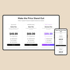 Price table