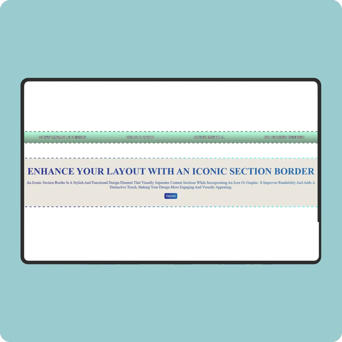 Section border #3