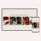Digital display with jewelry advertisement featuring a woman wearing earrings.