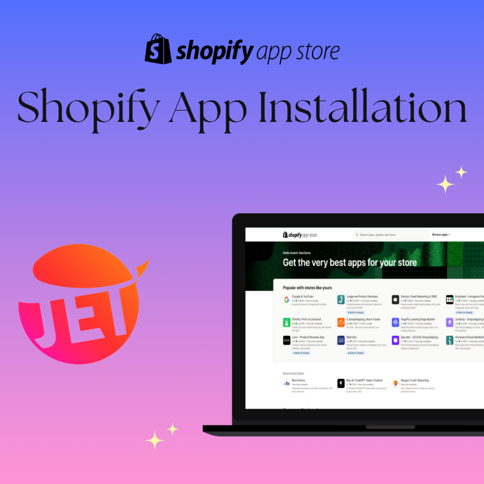 JetPrint Print On Demand Shopify App Integration