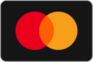 Mastercard logo on a black background
