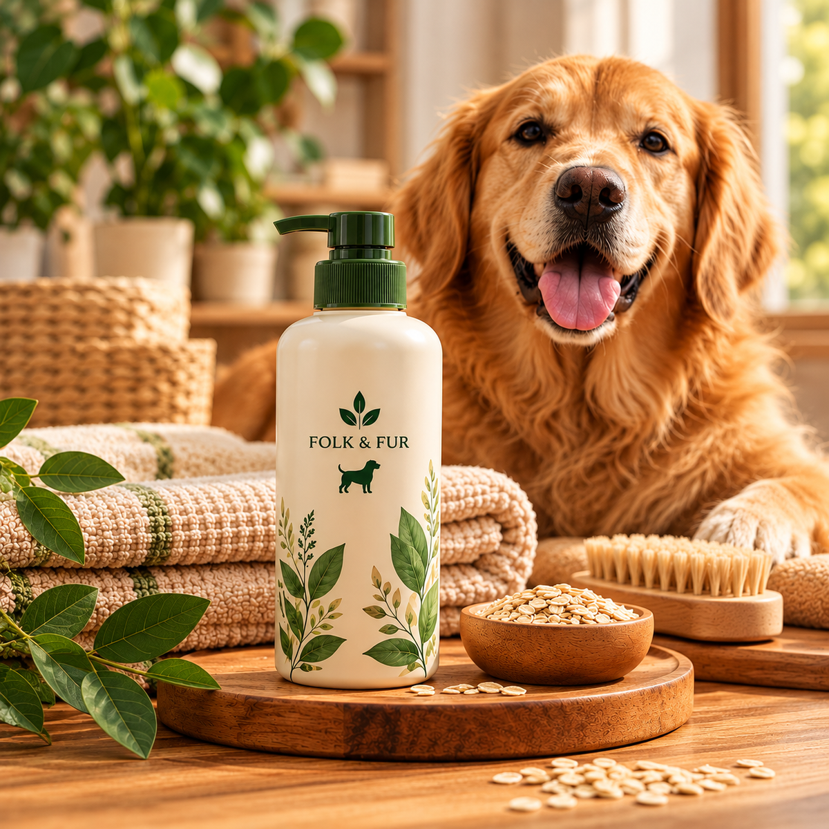 Gentle Oatmeal Dog Shampoo