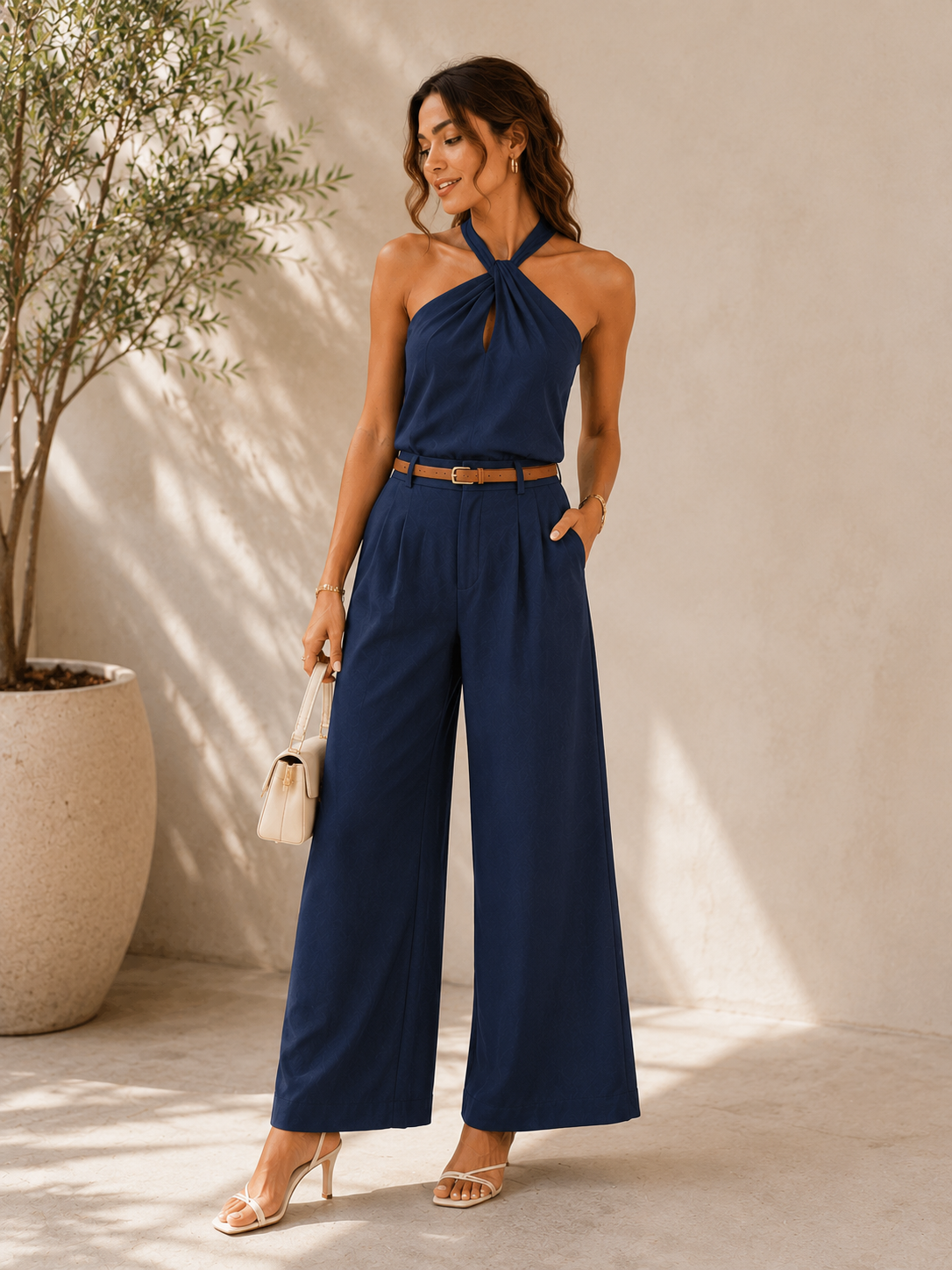 Monaco One-Shoulder Ensemble