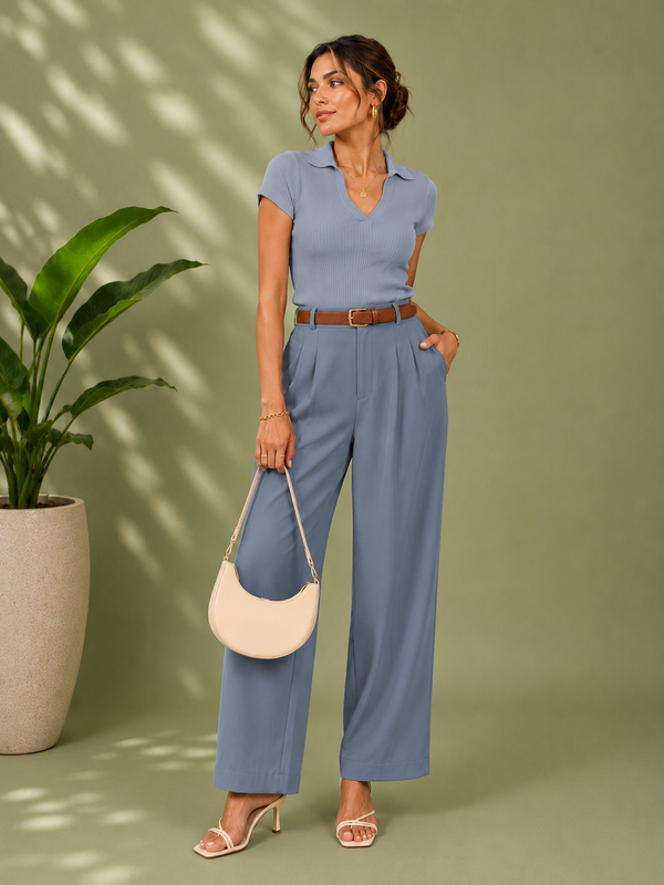 Ivory Ease Trouser Look