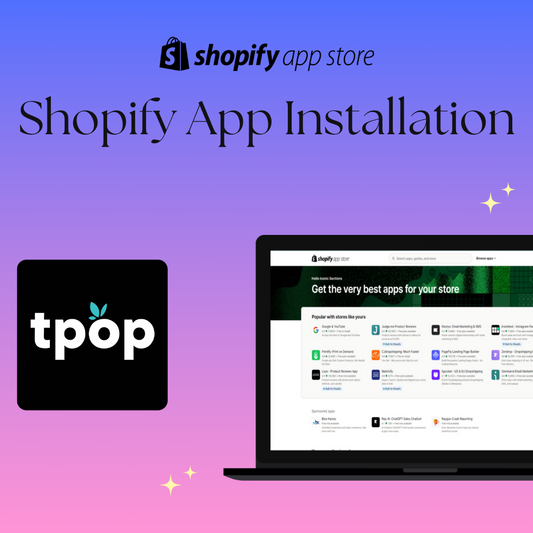 TPOP Eco Print on Demand Shopify App Integration