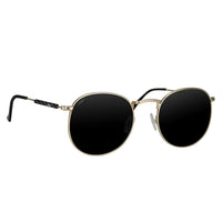 Real Carbon Fiber Sunglasses (Polarized Lens | Carbon Fiber Temples | Gold)