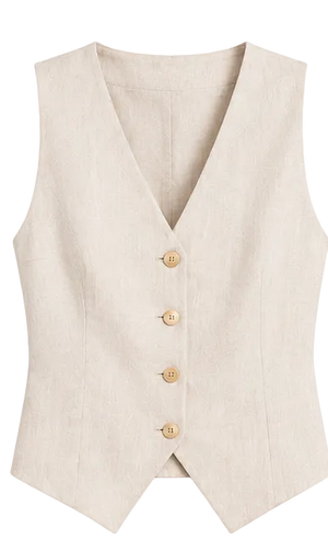 Valenne Resort Vest Set - Top