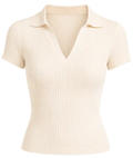 Ivory Ease Trouser Look - Tshirt