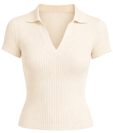 Ivory Ease Trouser Look - Tshirt
