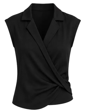 Midnight Muse Wrap Top Set - Top