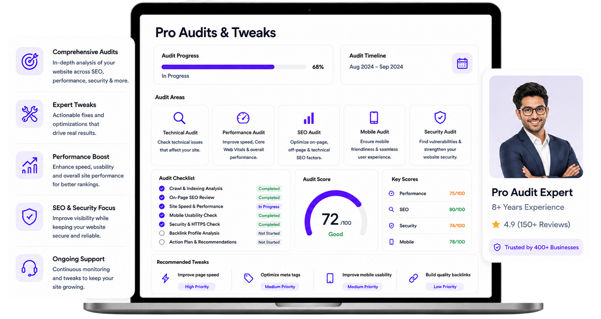 Pro Audits & Tweaks
