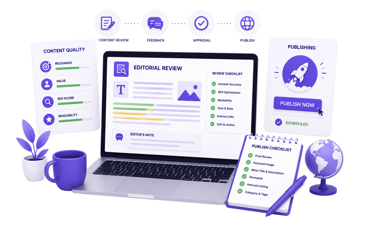 Editorial Review & Publishing