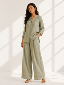 Sage Bloom Relaxed Fit Ensemble
