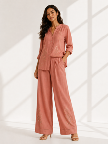 Rosewood Grace Embroidered Set