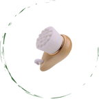 Facial Brush with Bamboo Handle