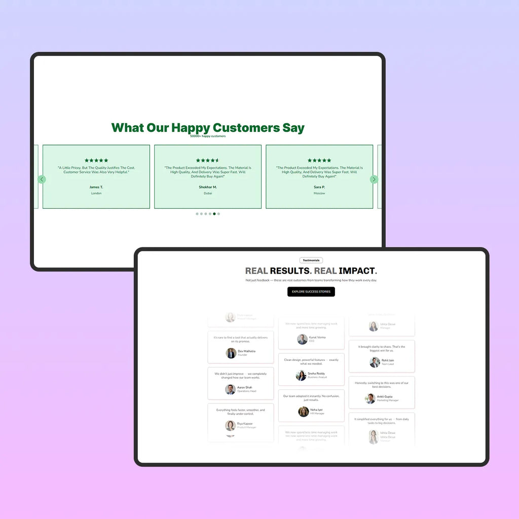 Social Proof & UGC Bundle