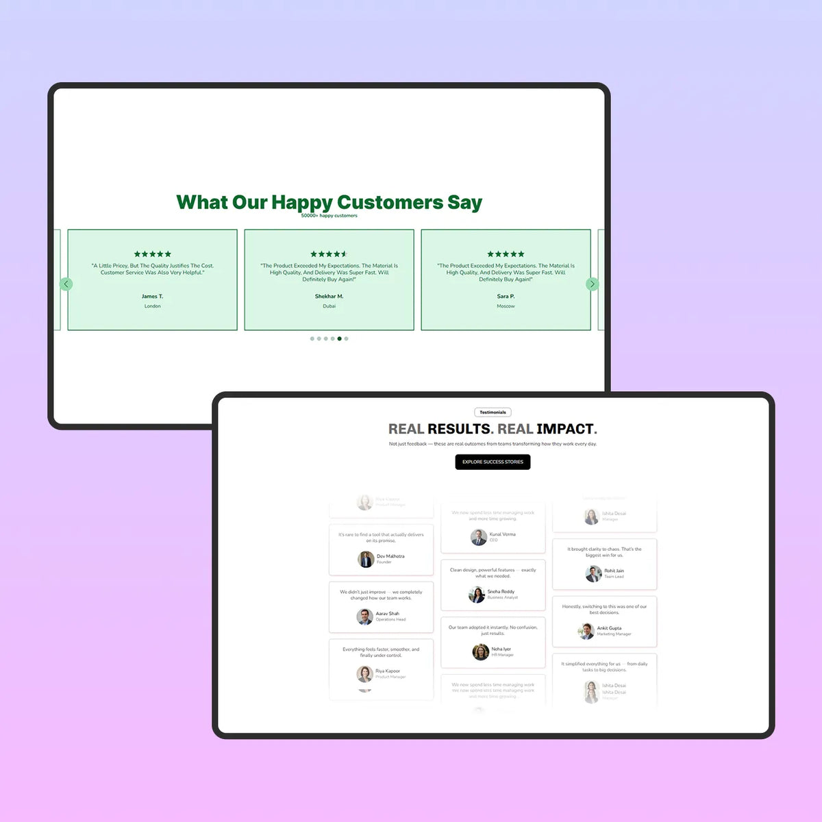 Social Proof & UGC Bundle